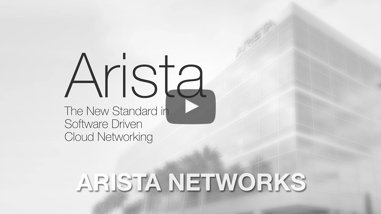 Arista Software Driven Cloud Networking